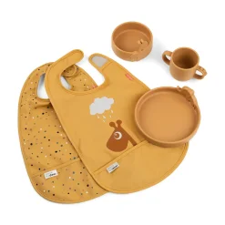 Peekaboo dinner set – Outlet bundle – Mustard