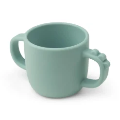 Peekaboo 2-handle cup - Croco - Blue