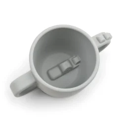 Peekaboo 2-handle cup - Croco - Grey