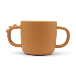 Peekaboo 2-handle cup - Croco - Mustard