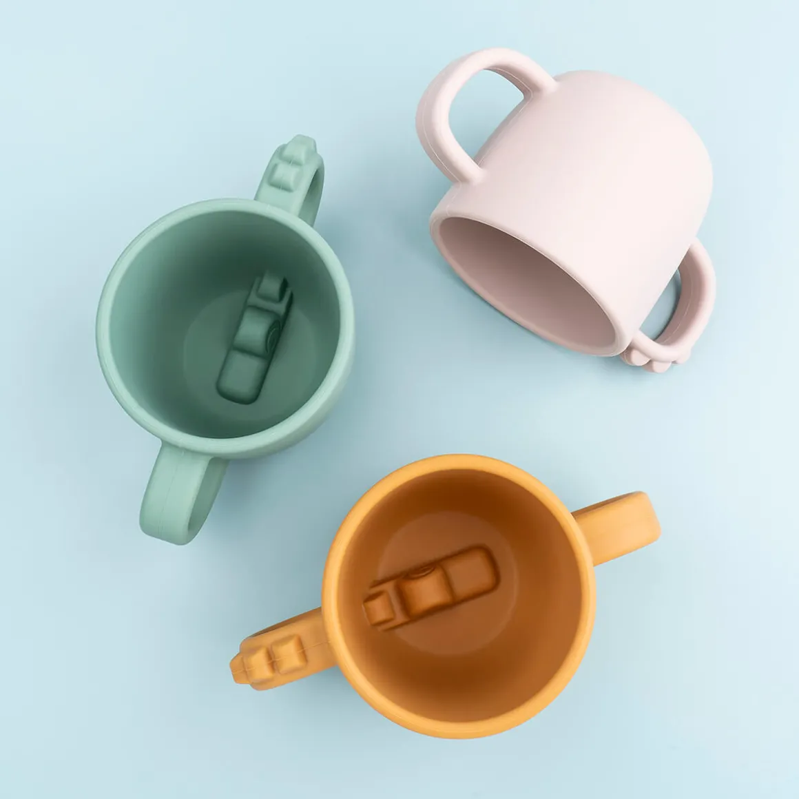 Peekaboo 2-handle cup - Croco - Green