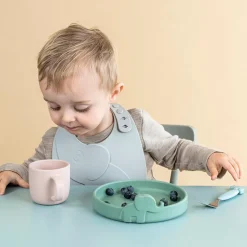 Peekaboo 2-handle cup - Croco - Powder