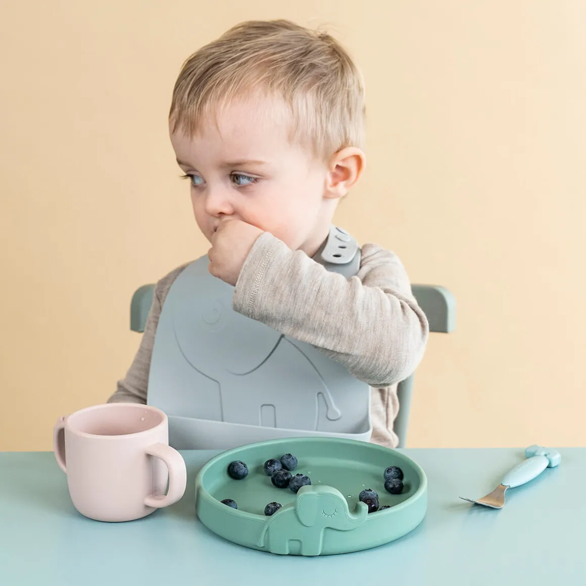 Peekaboo plate - Elphee - Green