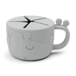 Peekaboo snack cup - Raffi - Grey