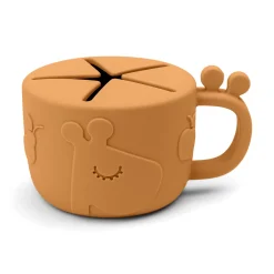 Peekaboo snack cup - Raffi - Mustard
