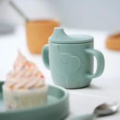 Peekaboo spout cup - Elphee - Green