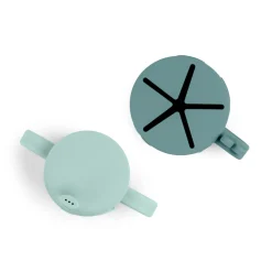Peekaboo spout/snack cup set - Deer friends - Blue