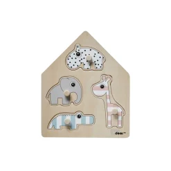 Peg puzzle - Deer friends - Colour mix