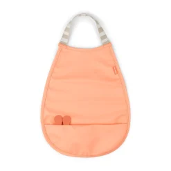 Pull-over bib - Raffi - Coral