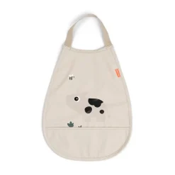 Pull-over bib - Tiny farm - Sand