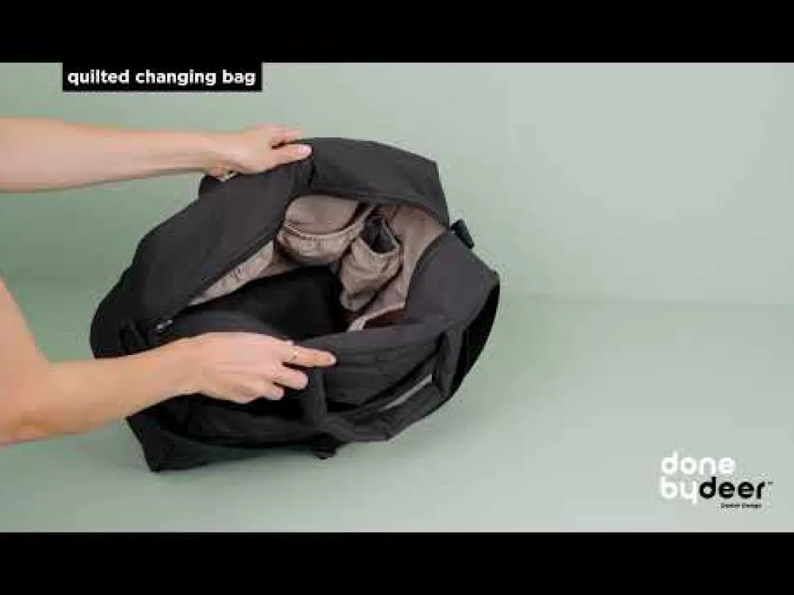 Quilted changing bag - Papaya