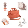 Quilted changing bag bundle - Papaya
