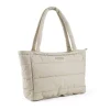 Quilted changing tote bag - Sand
