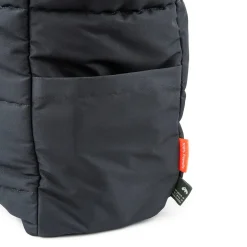 Quilted changing tote bag - Black
