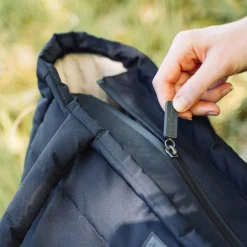 Quilted changing tote bag - Black