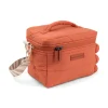 Quilted insulation bag - Croco - Papaya
