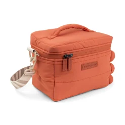 Quilted insulation bag - Croco - Papaya