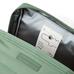 Quilted insulation bag - Croco - Green