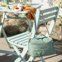 Quilted insulation bag - Croco - Papaya