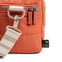 Quilted insulation bag - Croco - Papaya