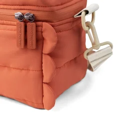 Quilted insulation bag - Croco - Papaya