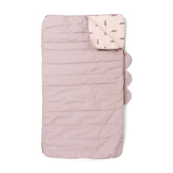Quilted kids slumber bag - Croco - Powder