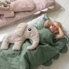 Quilted kids slumber bag - Croco - Green