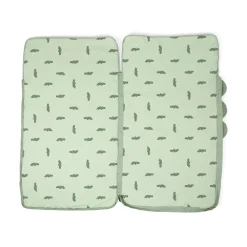 Quilted kids slumber bag - Croco - Green