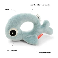 Ring rattle - Wally - Blue