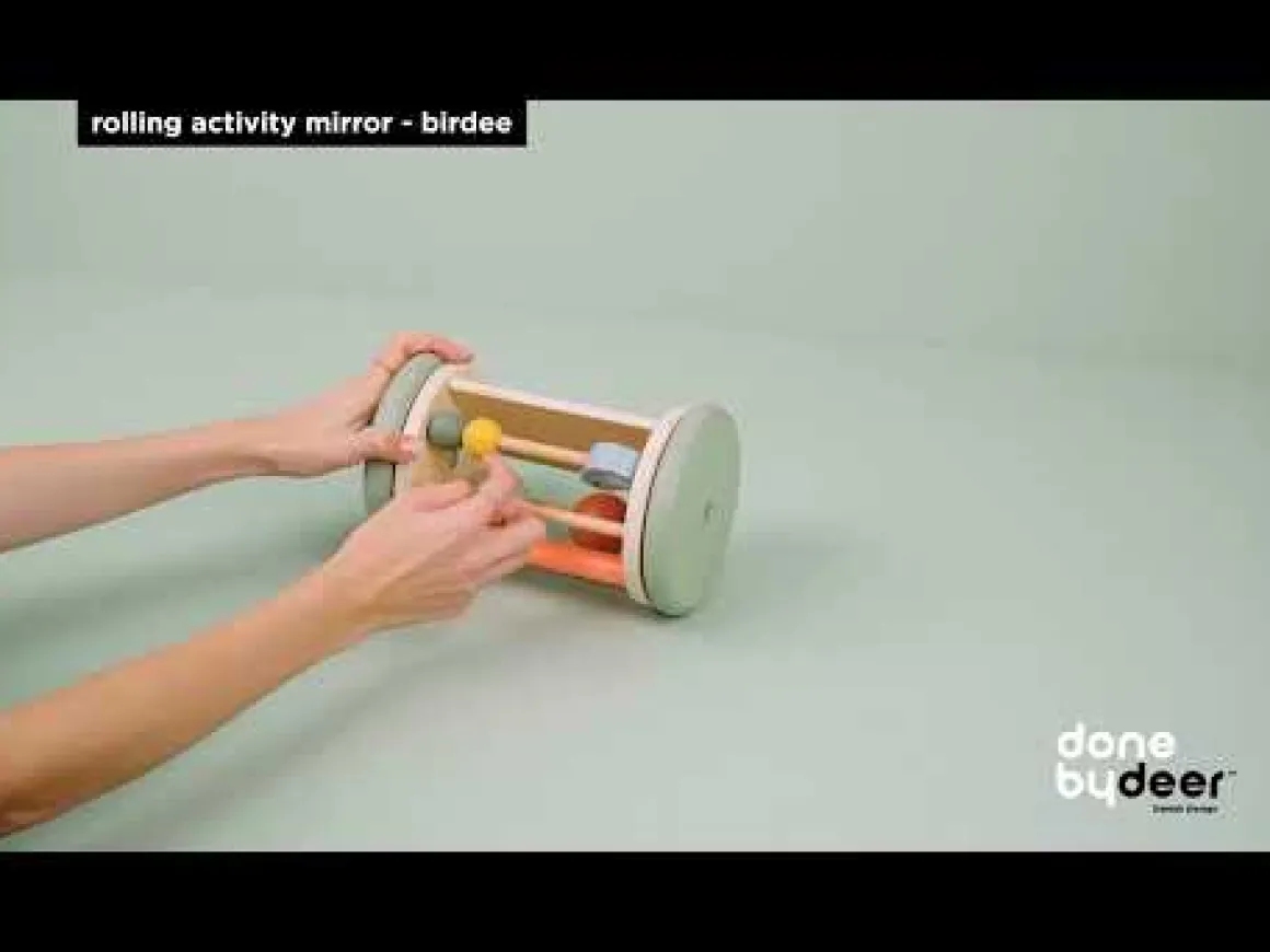 Rolling activity mirror - Birdee - Colour mix