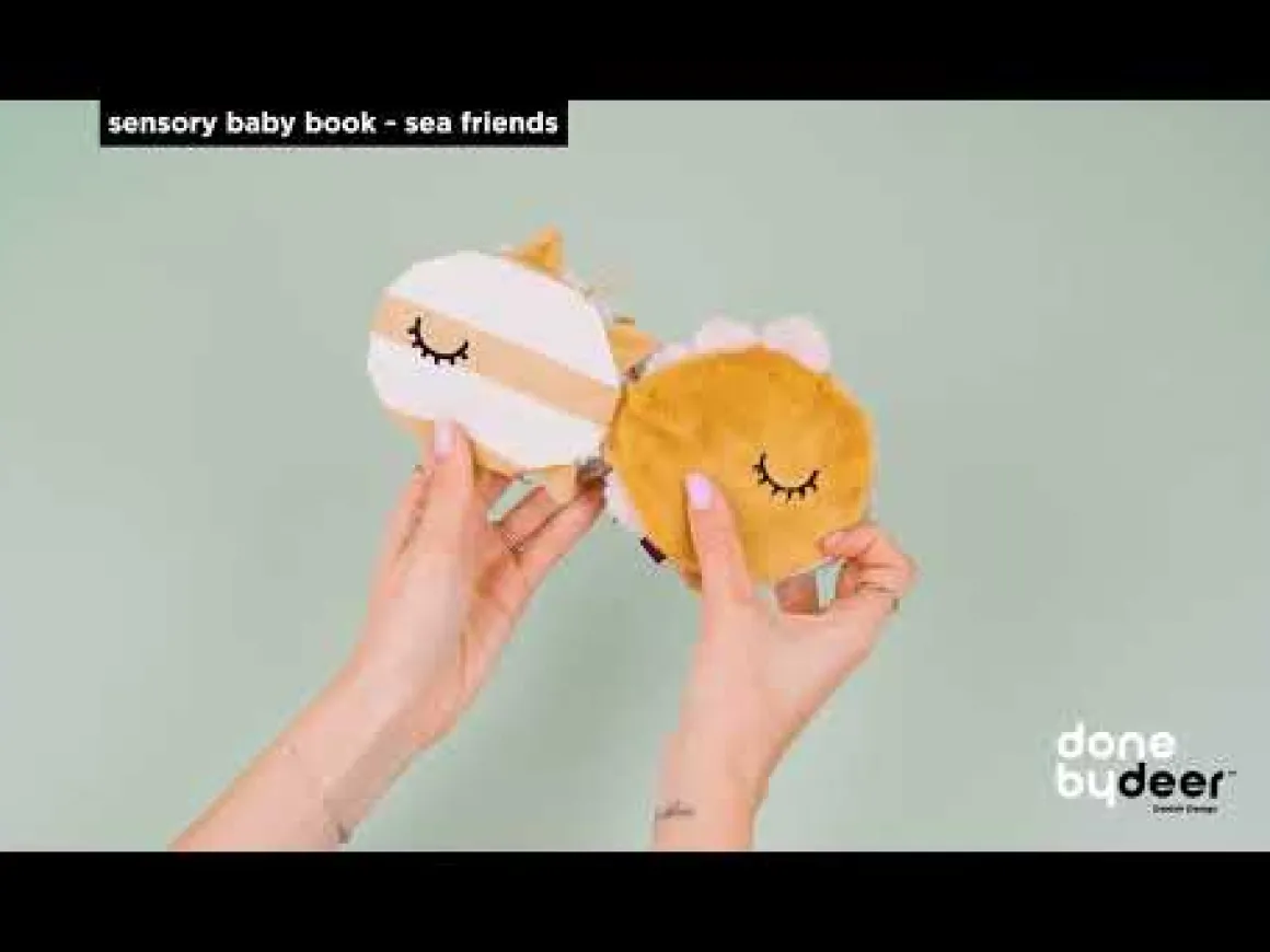 Sensory baby book - Sea friends - Colour mix