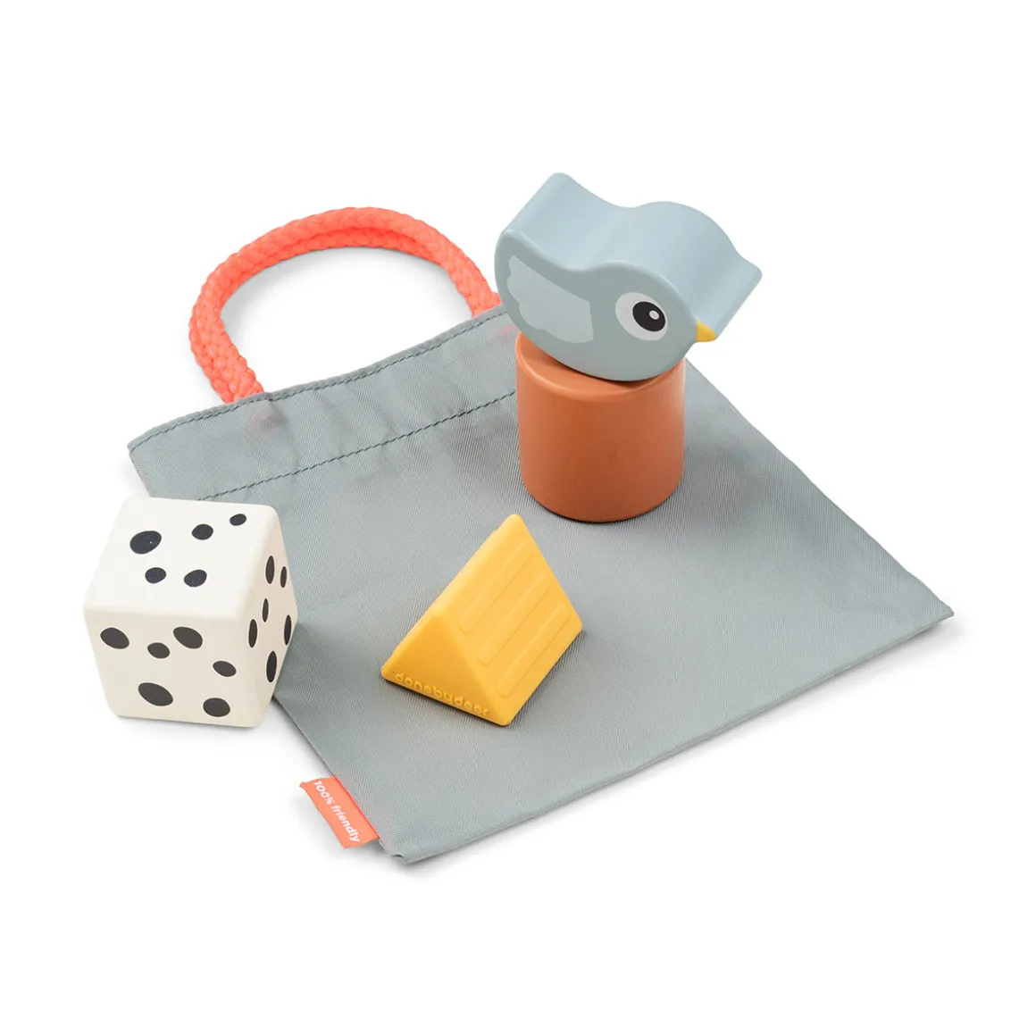 Sensory block set 4 pcs - Birdee - Colour mix