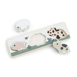 Sensory puzzle - Tiny farm - Colour mix