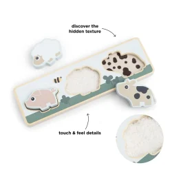 Sensory puzzle - Tiny farm - Colour mix