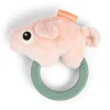 Sensory rattle w/teether - Pigee - Colour mix