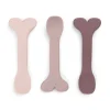 Silicone baby spoon 3-pack - Wally - Powder