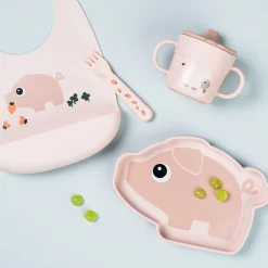 Silicone bib - Pigee - Powder