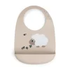 Silicone bib - Sheepy - Sand