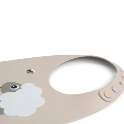 Silicone bib - Sheepy - Sand