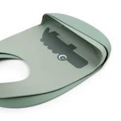 Silicone bib 2-pack - Croco - Green