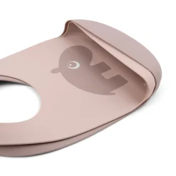 Silicone bib 2-pack - Ozzo - Powder