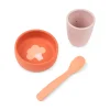Silicone first meal set - Papaya