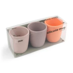Silicone mini mug 3-pack - Powder mix