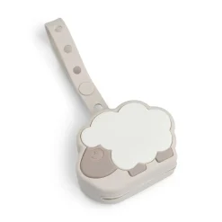 Silicone pacifier pouch - Sheepy - Sand