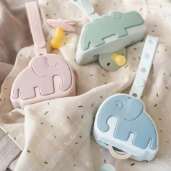 Silicone pacifier pouch - Elphee - Blue