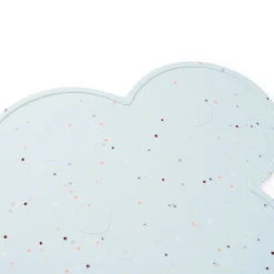 Silicone placemat - Confetti - Blue