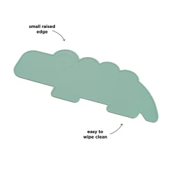 Silicone placemat - Croco - Green