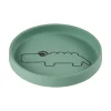 Silicone plate - Croco - Green