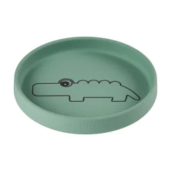 Silicone plate - Croco - Green