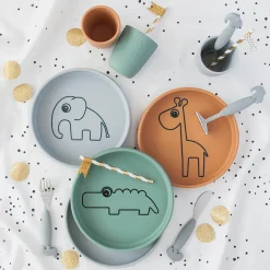 Silicone plate - Elphee - Grey